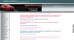 Desktop Screenshot of highwayautoelectrics.com.au
